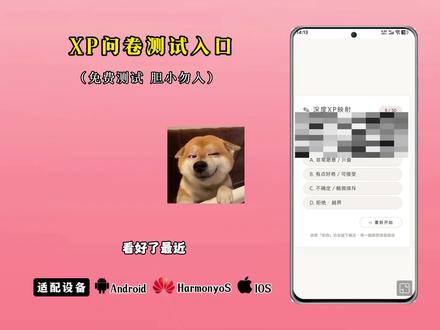 《石村村长》带来XP问卷调查下载教程,随时可测,测试完成后可查看专属分析报告#xp测试#深渊凝视着你入口#xp#深渊凝视着你
