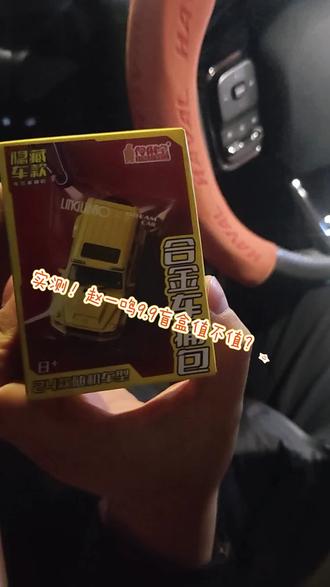 #盲盒 最近超火的赵一鸣小车盲盒,我替你们先冲了!
这辆车车的细节和质感都超出预期,9.9要什么自行车!
想看我挑战连拆10个的,点赞过百就安排!
#盲盒测评 #玩具分享 #赵一鸣