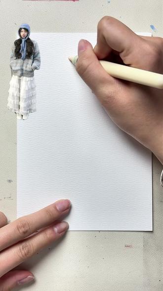 零基础学画人物,#绘画 #临摹 #画画教程 #跟着抖音学画画