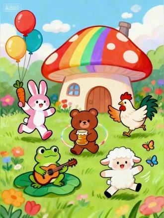 《小兔小兔蹦蹦跳》是超适合0-3岁宝宝的经典早教启蒙儿歌,旋律轻快活泼、歌词简单重复,以小兔蹦跳和多种动物的经典叫声为核心,轻松帮助宝宝认知动物、模仿发音,是宝宝语言启蒙和亲子互动的趣味儿歌~
#热门 #动画 #儿歌#早教#经典儿歌