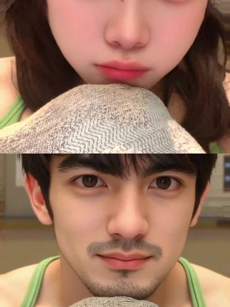 ##ai性转解锁隐藏颜值 不得不说,很帅气啊