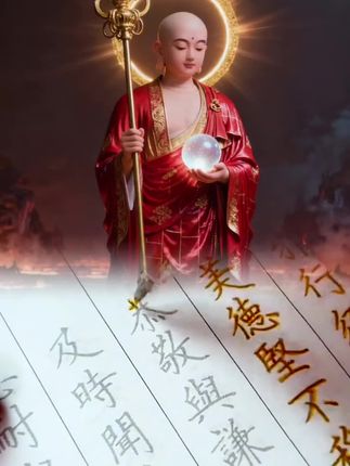 地藏经手抄经 如果你能坚持每天抄一页地藏经#地藏王菩萨 #修心修性 #提升自己#消灾祈福 #静心养性