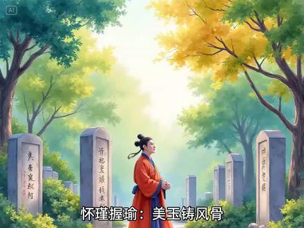 怀瑾握瑜:美玉铸风骨。“怀瑾握瑜”这一成语,出自战国时期楚国诗人屈原的绝命之作《楚辞·九章·怀沙》,原句为“怀瑾握瑜兮,穷不知所示”。“瑾”与“瑜”皆为古代美玉,屈原以怀藏、手握美玉为喻,倾诉自身怀持高洁品德却遭困厄的悲愤。战国末年,楚国朝政被靳尚等奸臣把持,他们结党营私、进献谗言,将主张联齐抗秦的屈原视作眼中钉。昏聩的楚怀王听信谗言,先将屈原降职,后又流放到江南荒野。秦将白起攻破楚国都城郢都后,颠沛流离的屈原彻底陷入国破家亡的绝望中。在生命最后的时光里,屈原漫步汨罗江畔,面对浑浊世道悲愤难平。他在《怀沙》中痛斥“党人鄙固”,那些庸碌之辈如同将玉石与顽石混为一谈的愚人,根本不懂他坚守的节操。“怀瑾握瑜兮,穷不知所示”这句悲鸣,既是说自己身怀美玉般的品德,却在困顿时无处施展;也是对乱世中忠良遭弃的无声控诉。相传有渔父见他形容憔悴,劝他“随波逐流”以自保,屈原却断然拒绝:“新沐者必弹冠,新浴者必振衣,安能以身之察察,受物之汶汶者乎?”他宁可投身江水,也不愿让高洁品德蒙尘。最终,屈原抱石沉江,以生命践行了“怀瑾握瑜”的誓言。后世经司马迁在《史记》中记载,这一成语逐渐成为象征品德高洁的文化符号。从屈原以美玉自喻的悲愤呐喊,到如今用来称颂人坚守节操,“怀瑾握瑜”早已超越文字本身,成为中华民族珍视品格的精神印记。