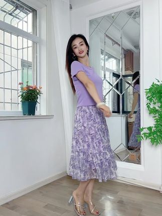#夏季穿搭 #温柔风穿搭 #洋气两件套
