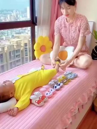 【婴儿学步袜】宝宝绑带防滑儿童地板袜软底男女婴儿早教袜套#婴儿宝宝学步祙带防滑儿童地板祙 #好物推荐🔥 #爆款热卖中