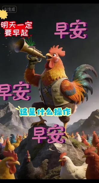 这是什么操作,早安吉祥!即梦AI