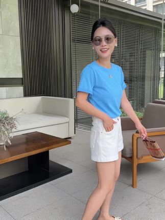 多巴胺配色真的好好看#夏季穿搭 #短袖t恤