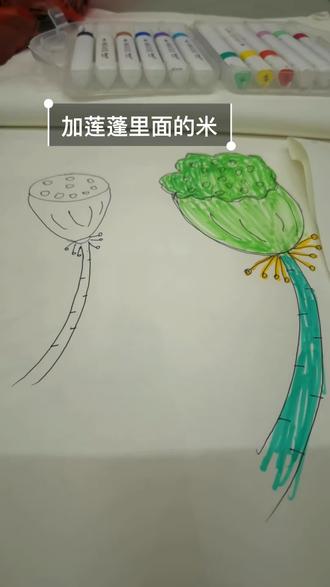 第六十二期:课堂加分机制简笔画——莲蓬
先画一个不规则的椭圆形,再画一个U,画上杆子和花蕊。加分的话就是加莲子米,一个圆圈代表一分。#课堂加分机制 #一般人不告诉他 #让孩子爱上学习 #创作者中心 #创作灵感
