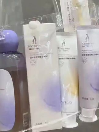 #孕6周 🤰就有了胎心胎芽❤️,NT四维一次过,每次刷牙就干呕难受,老公给换成了这款孕妈妈可以放心用的牙膏,#袋鼠妈妈 孕婴大品牌的,淡淡的水果清香,温和清洁清新口气,孕期哺乳期都能用~#孕期注意事项 #孕妇可以用什么牙膏