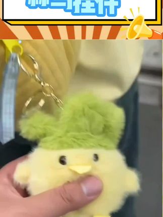 蒜鸟~蒜鸟~都不用医~#蒜鸟挂件 #毛绒玩具公仔 #太可爱了