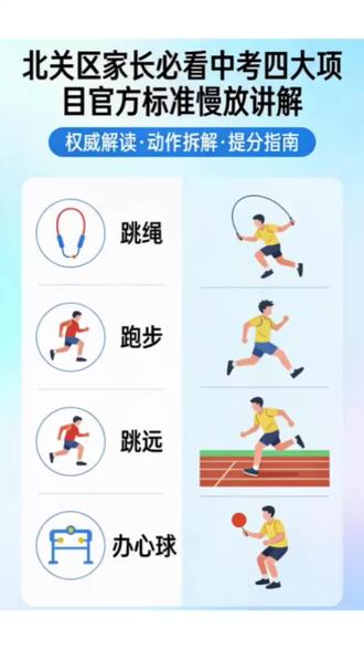 #中考体育#中考体育标准
北关区初三家长必看体测扣分点