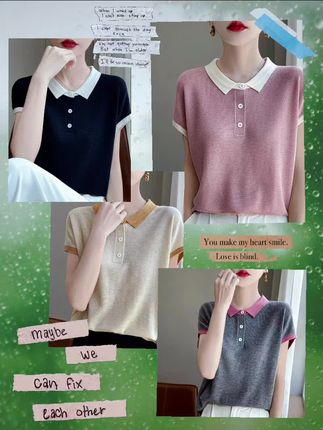 #夏季穿搭 #清凉一夏 #减龄气质 #别致漂亮洋气小衫