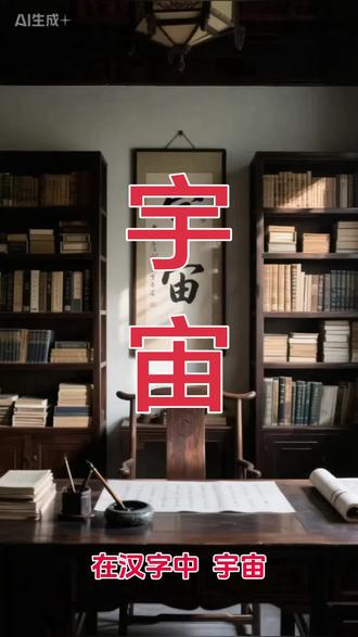宇宙二字在汉字中的核心是宇,指空间上下四方,宙指时间往古来今,二者合一为时空一体的整体。宇的本义为屋檐,引申为房屋、居所、天下国士、四方上下的空间;宙的本义为栋梁舟舆顶盖,引申为循环往复的运行、古往今来的时间。华夏民族的宇宙观强调时空一体,视宇宙为有机生命体,人与天地相互感应、共生、共荣。庄子的气本论认为宇宙由气生成,阴阳二气的聚散离合演化万物。#宇宙 #国学智慧 #传统文化 #历史