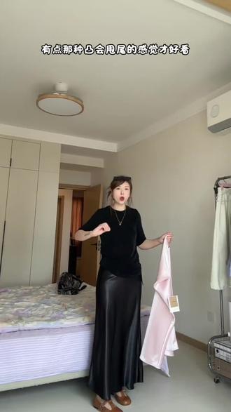 【醋酸半身裙】春夏款a字半身裙高腰显瘦小个子意大利水缎三醋酸#半身裙 #醋酸半身裙 #显瘦半身裙 #高腰半身裙 #a字半身裙