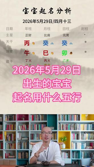 2026年5月29日出生的宝宝怎么起名#宝宝取名 #起名改名 #宝宝起名 #起名字
