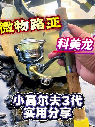 路亚 科美龙小高尔夫3代 科迈龙小高尔夫3代 小高尔夫三代 科美龙小高尔夫三代纺车轮 这是一颗抛投性能非常优秀的纺车轮 颜值漂亮 涂装厚实 正常使用不会出现掉漆现象 卸力发声清脆响亮 淡海水通用 综合性能及性价比极高的一款纺车轮 #路亚 #钓鱼 #微物路亚 #科美龙小高尔夫 #科迈龙小高尔夫