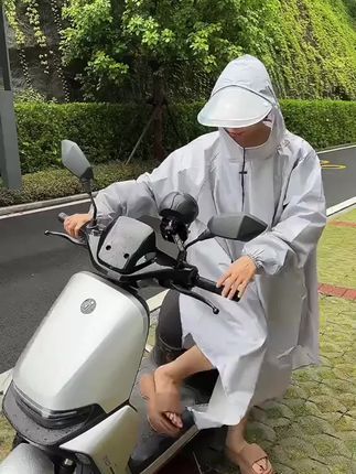 #雨衣#人车分离雨衣#有袖雨衣