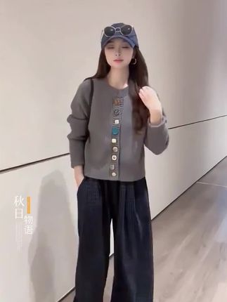 #韩系穿搭 #针织衫 #秋冬穿搭 #小个子穿搭 #中性风入秋穿搭灵感