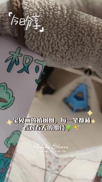 我家宝贝画的手抄报。