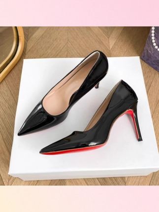 #鞋子 黑色红底高跟鞋尖头通勤工作鞋 #鞋子分享 #鞋子护理 #鞋子推荐 #鞋子好穿又百搭