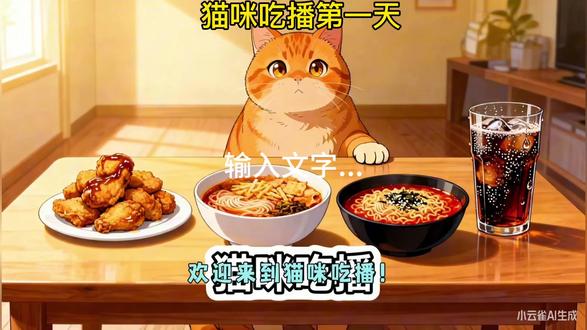 小橘猫第一天吃播,有点小紧张,路过的小仙女和小帅哥给我们可爱的小猫咪点点攒,支持一下,谢谢🙏