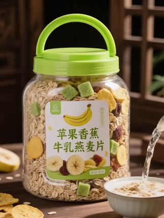 天气越来越冷了,早上就想喝点热乎的,这个苹果香蕉牛乳燕麦片真的太适合了!满满一大桶,打开就能闻到浓浓的香味,热水一冲就可以喝,超方便。喜欢的朋友赶紧点击链接购买吧#牛乳燕麦片 #健康食材 #五谷杂粮 #健康与养生 #每日分享