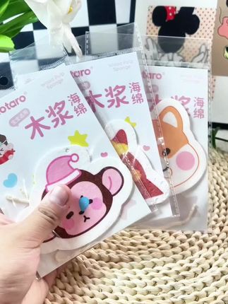 木浆海绵擦,去油污不挂油,干了就变硬,不会滋生细菌!#桃太郎 #木浆海绵擦 #百洁布 #厨房清洁