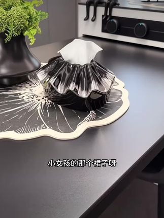 #包包纸巾盒 #茶几摆件