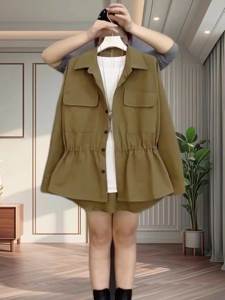 #大码女装 #遮肉显瘦 #洋气减龄 #秋季穿搭 #谁穿谁好看