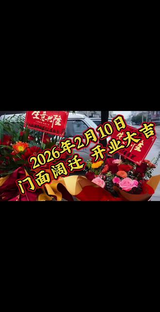 #新店开业大吉 ,感谢各位朋友的捧场和各位老板的到来,祝各位2026生意兴隆,财源广进#别墅外墙装饰