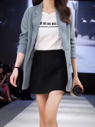 时尚高级感后开叉休闲西服上衣 洋气减龄 修身显瘦 精致优雅 穿出自信 穿出美丽 走在时尚的最前沿