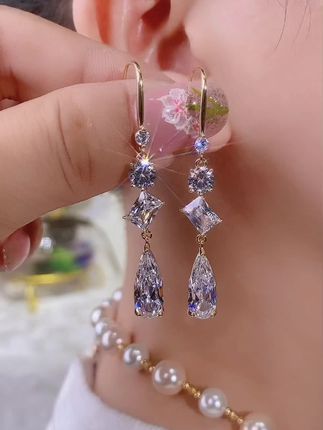 精致时尚吊坠耳环气质女神同款 #时尚饰品 #爱了爱了 #个性时尚 #仙女饰品 #气质女人