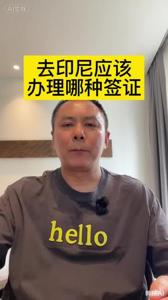 去印尼应该办理哪种签证 #海外#印尼#签证