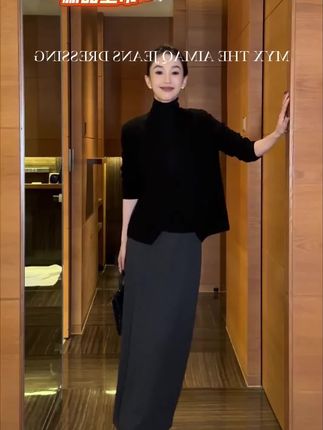 长袖上衣百搭外套设计感舒适气质优雅开衫#外套#上衣