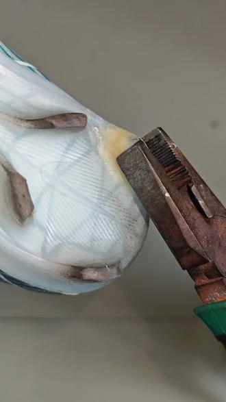 耐克刺客16顶级FG足球鞋断钉完美修复#足球鞋修复 #足球鞋断钉修复 #足球鞋 #刺客16 #刺客足球鞋