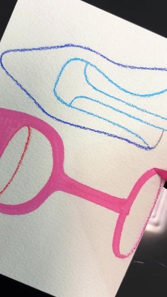 酒杯🍷与高跟鞋👠|沉浸式画画
#解压 #丙烯马克笔 #简笔画 #零基础学画画