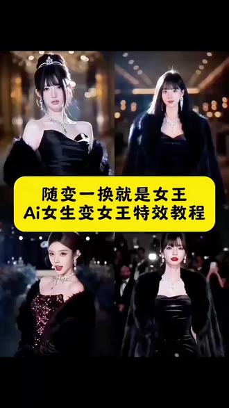 请叫我女王殿下 随变一换就是女王转场特效一键生成教程 #剪映 #随变一换就是女王 #ai女王特效 #女王殿下特效 #随变拍出我的专属电影 随变一换就是女王ai特效模板 ai女王特效教程 女王殿下特效教程 女王殿下特效变装 女王殿下ai教程 一键ai生成皇后特效 女王殿下同款滤镜 ai女王陛下特效 ai换装圆了我的公主梦 公主变身特效 女王变装挑战 ai公主换装特效 皇冠加冕ai特效 公主变女王特效