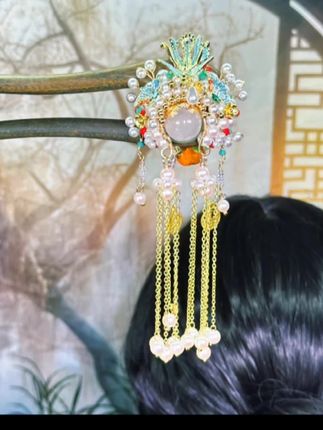 #《凤凰于飞》天然紫光黑檀木发簪18公分单簪潮流爆款发簪子