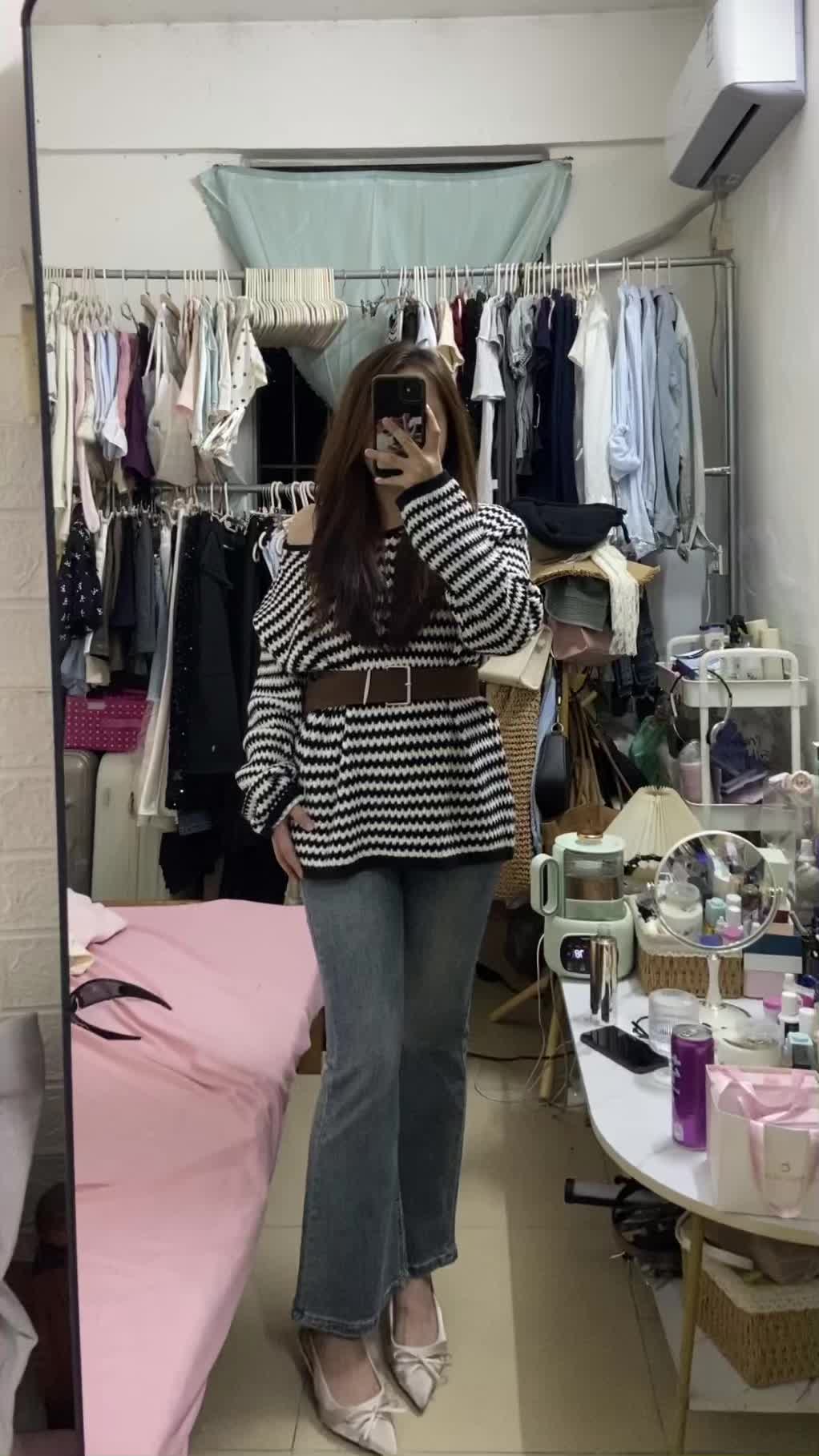 153小个子穿搭#上新上新 #欧尼穿搭 #新衣服可以治愈各种不开心 #穿搭分享 #慵懒风穿搭