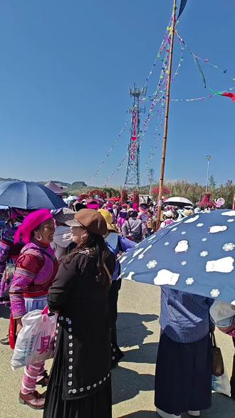 这个花山节人太多了,#人山人海太热闹了