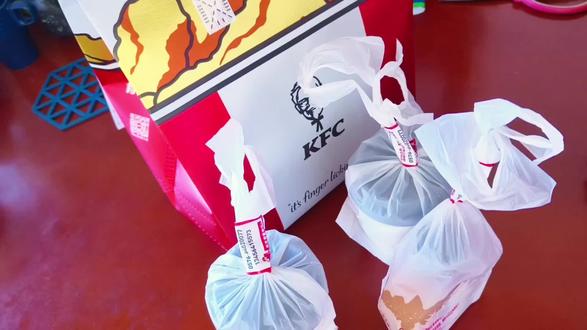 恋与深空肯德基联名一镜到底开袋#恋与深空 #恋与深空肯德基