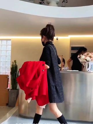#小香风马甲裙 #遮肉显瘦 #洋气减龄