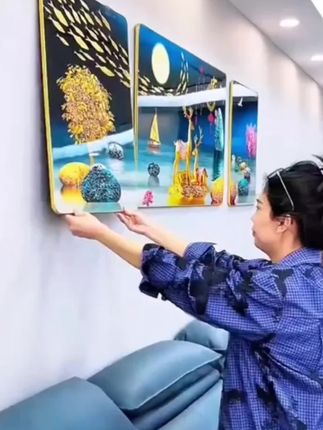 #装饰画 #客厅装饰画 #沙发背景画 #家居挂画