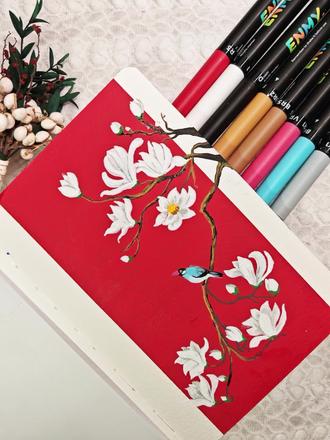 🖼️春庭玉兰香‖丙烯马克笔(保姆级教程)
年年不负春,岁岁花如初
一树玉兰寂静盛放,映在红墙之下,别有一番绚烂的生命力
🖊️:恩米
#创作者中心 #创作灵感 #丙烯马克笔绘画 #跟着抖音学画画 #画画其实很简单