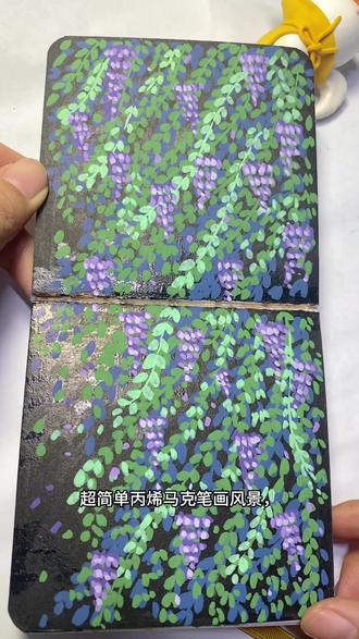 #丙烯马克笔手绘 又是治愈的一天~因为辅导孩子补英语错题怒吼之后上头的情绪得到缓解