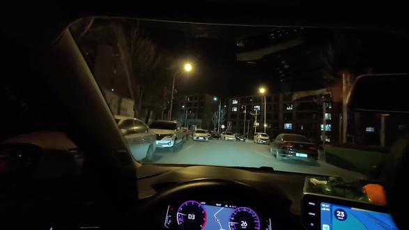 你的速腾拍出来什么样?#氛围灯夜晚效果 #速腾