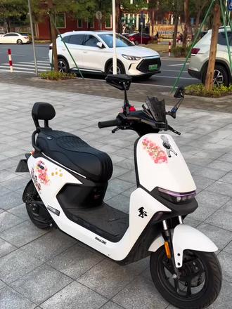 “给小九安排上了全铝合金折叠牛角质感太棒啦 手感也很不错呢”#九号真智能 #九号m95c