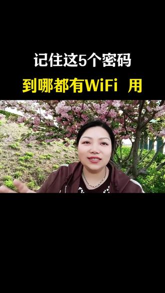 记住这5个号码,到哪都有WiFi 用#口播 #干货分享