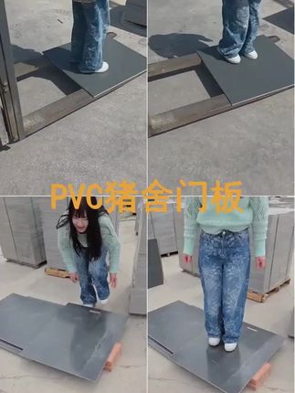 提拉式猪圈门猪舍门板PVC硬板挡住板热浸锌卡槽羊圈门养殖门板#猪圈门 #提拉式猪圈门 #猪舍门板 #养殖门板