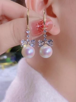 珠珠吊坠女神同款百搭耳饰 #时尚饰品 #仙女饰品 #时尚戒指 #美出高级感 #耳饰搭配